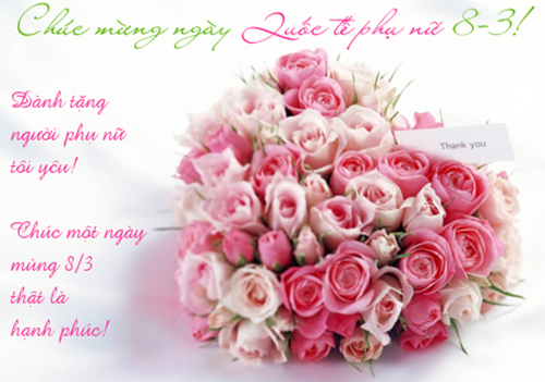 Lời chúc 8/3 ý nghĩa nhất hay nhất dành tặng mẹ – vợ – cô giáo – người yêu ngọt ngào 2016 4