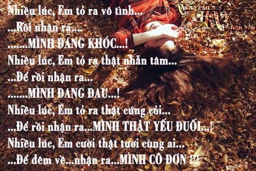 Những câu nói buồn về tình yêu tâm trạng nhất xúc động không cầm được nước mắt 5