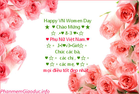 Hình ảnh thiệp chúc mừng 8-3 cho chị em phụ nữ 4