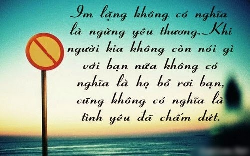 Những câu nói hay về sự im lặng trong tình yêu ý nghĩa xúc động nhất 5