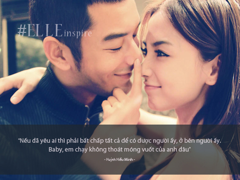 Những lời tỏ tình Huỳnh Hiểu Minh dành tặng cho Anglelababy ngọt ngào và lãng mạn nhất 0
