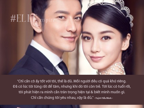 Những lời tỏ tình Huỳnh Hiểu Minh dành tặng cho Anglelababy ngọt ngào và lãng mạn nhất 5