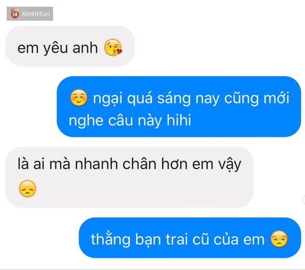 Những tin nhắn hài hước bá đạo nhất dành cho người yêu 2