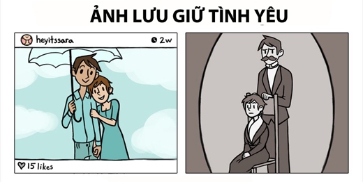 Những sự khác biệt về tình yêu khiến người xem không cầm được lòng trong bộ ảnh trước và sau chia tay 5