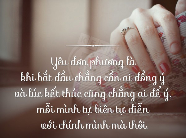 Những câu nói hay thấm thía nhất về tình yêu đơn phương trên facebook 4