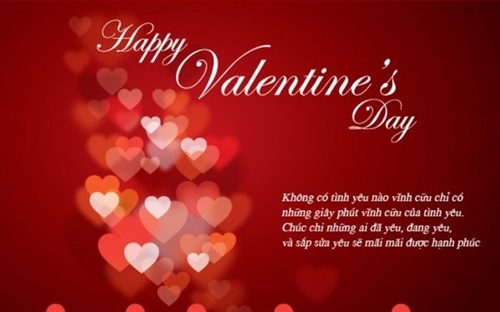 Lời chúc Valentine hay ý nghĩa nhất tặng người yêu bằng hình ảnh 0