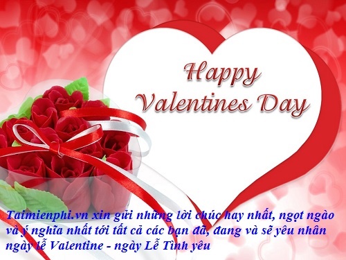 Lời chúc Valentine hay ý nghĩa nhất tặng người yêu bằng hình ảnh 2