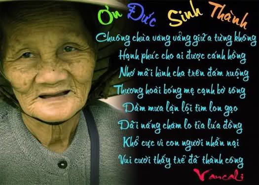 Những câu thơ hay nói về tình yêu thương của cha mẹ dành cho con cái 1