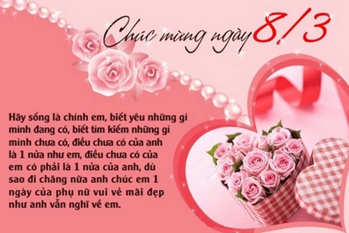 Lời chúc 8-3 hay nhất dành tặng mẹ – chị em gái nhân ngày quốc tết phụ nữ 4