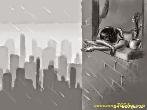 Những câu nói hay về mưa tâm trạng buồn và cô đơn 4