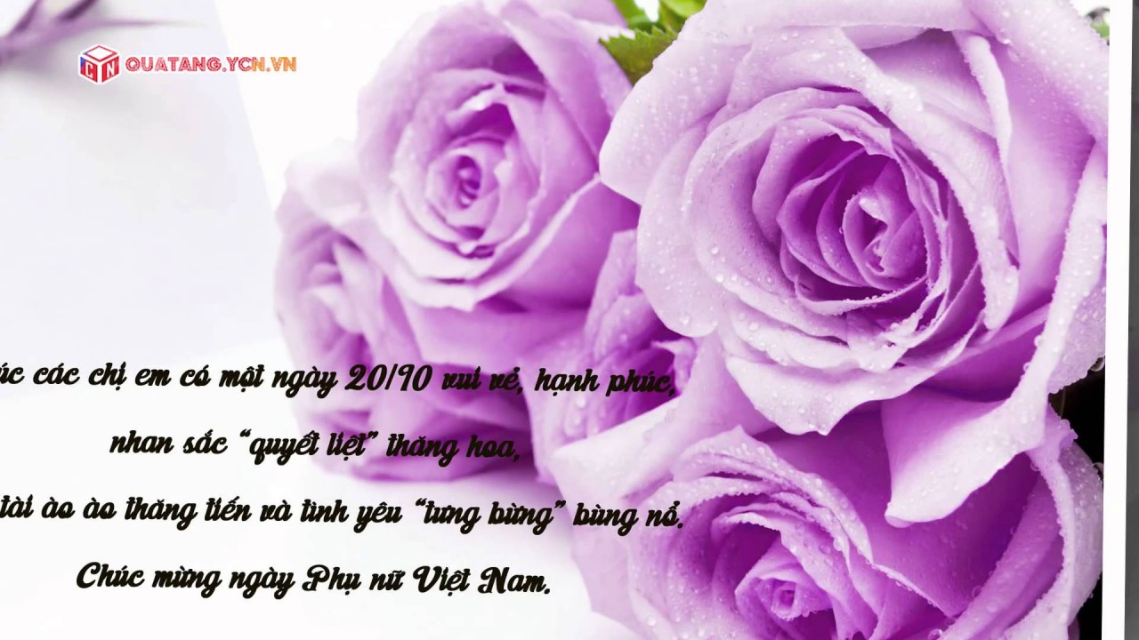 Những câu chúc 20/10 hay và ý nghĩa nhất dành cho phụ nữ 4