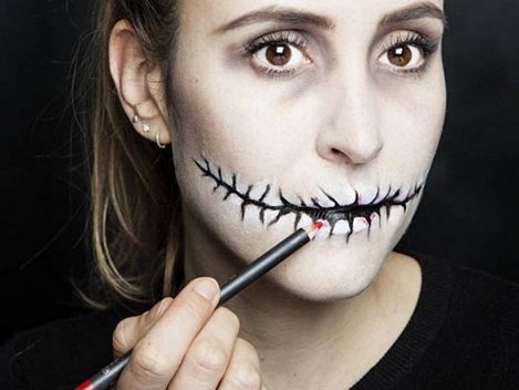 Hướng dẫn trang điểm ấn tượng cho đêm Halloween 2015 cực kỳ đơn giản 5