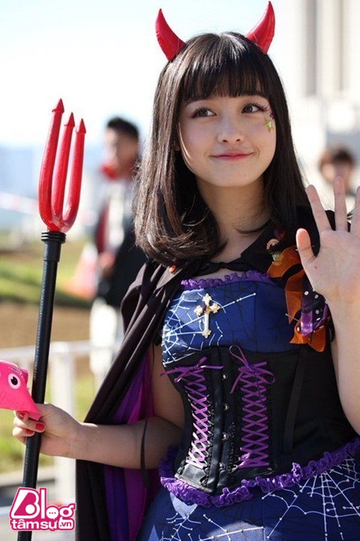 Hình ảnh Halloween cực dễ thương cute cho bạn gái 2