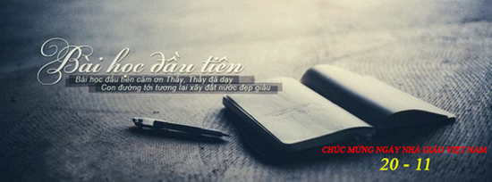Ảnh bìa facebook nhân ngày 20-11 đẹp và đầy ý nghĩa nhân văn 4