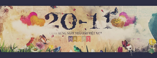 Ảnh bìa facebook nhân ngày 20-11 đẹp và đầy ý nghĩa nhân văn 10