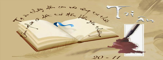 Ảnh bìa facebook nhân ngày 20-11 đẹp và đầy ý nghĩa nhân văn 12