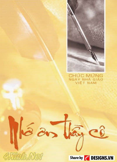 Những mẫu thiệp đẹp nhất chào mừng ngày 20-11 12