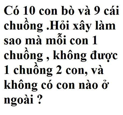 Những câu đố vui mẹo hay nhất có đáp án cười muốn rụng rún 4
