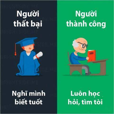 Tổng hợp sự khác nhau giữa người thành công và kẻ thất bại bằng hình ảnh cực ý nghĩa 9