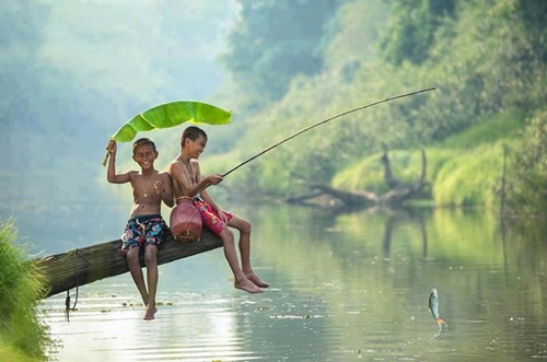 Hình ảnh đẹp cho tôi xin một vé đi tuổi thơ đầy cảm động 11