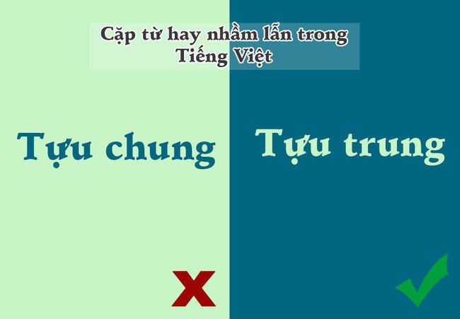 10 cặp từ trong tiếng Việt dễ khiến chúng ta nhầm lẫn nhất
4
