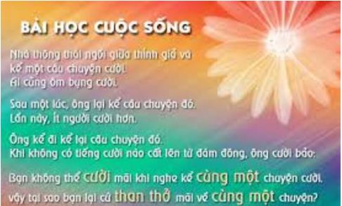 Những Bài Học Ý Nghĩa Của Cuộc Sống. 0