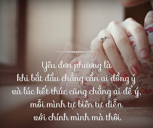 Câu Nói Hay Về Tình Yêu Đơn Phương Của Người Con Trai. 1