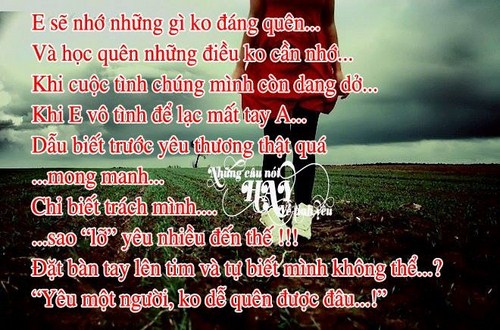 Những Câu Nói Buồn Rơi Lệ Về Tình Yêu, Cuộc Sống. 3