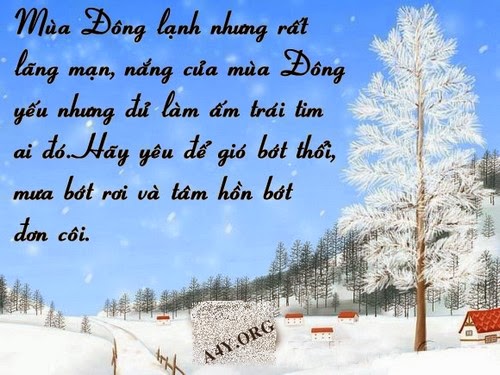 Những Câu Nói Hay Về Tình Yêu Mùa Đông 3