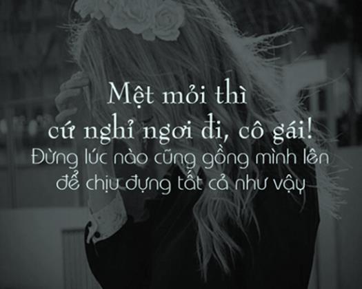 Câu Nói Hay Khi Mệt Mỏi Trong Cuộc Sống Thường Nhật 3