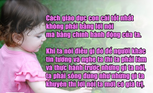Câu Nói Hay Ý Nghĩa Của Cha Mẹ Dạy Con Khôn Lớn 0