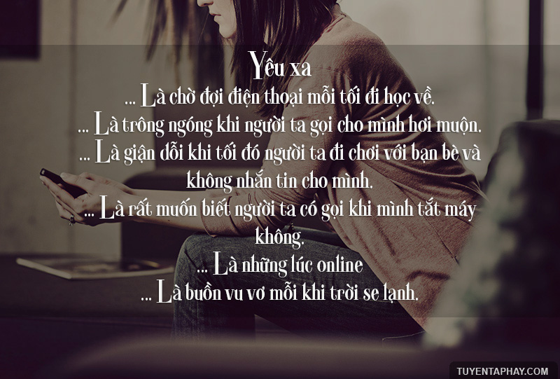 Hình Ảnh Cùng Câu Nói Hay Về Tình Yêu Xa 0