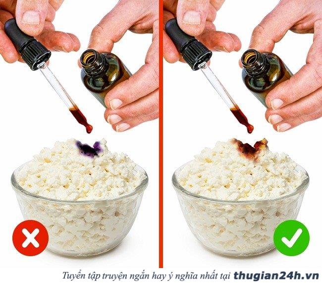 10 cách kiểm tra thực phẩm bằng mắt thường có bị pha hóa chất hay không? 1