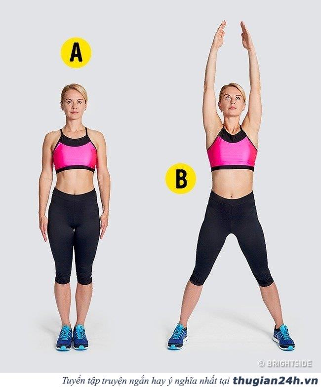 Bài tập workout trong 4 phút có tác dụng ngang với 1 giờ tập gym 4
