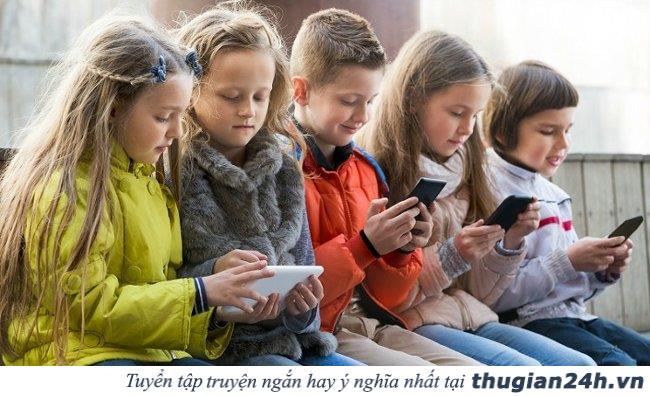 Tuổi thơ đúng nghĩa là khi không có smartphone, phải không? 0