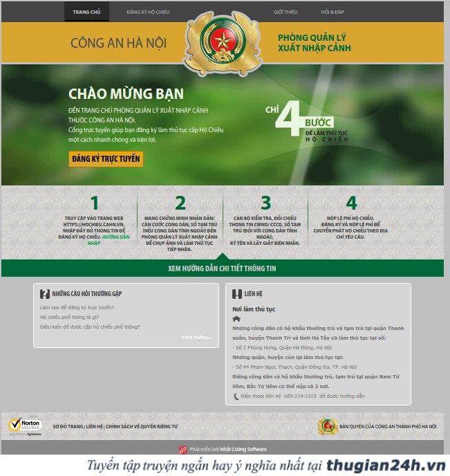 Hướng dẫn thủ tục đăng ký hộ chiếu online nhanh chóng 0