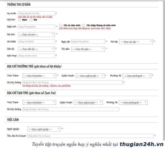 Hướng dẫn thủ tục đăng ký hộ chiếu online nhanh chóng 1