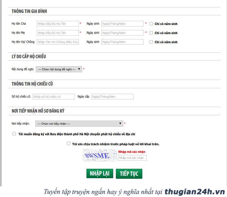 Hướng dẫn thủ tục đăng ký hộ chiếu online nhanh chóng 2
