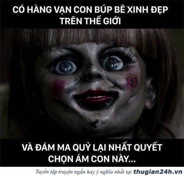 “Cười ra nước mắt” với loạt ảnh hài hước chế Annabelle lầy lội của dân mạng 1