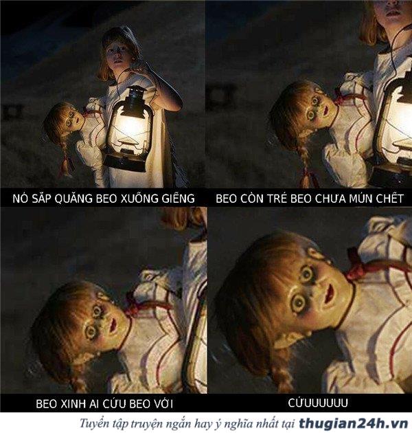 “Cười ra nước mắt” với loạt ảnh hài hước chế Annabelle lầy lội của dân mạng 9