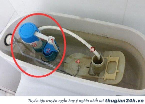 Tại sao trên bồn cầu có 2 nút xả? Dùng nút xả nào mới đúng 1