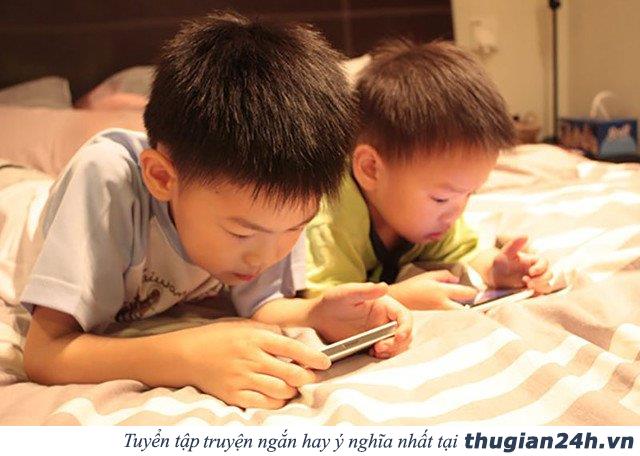 Cách tốt nhất để những đứa trẻ ngừng sử dụng điện thoại 0