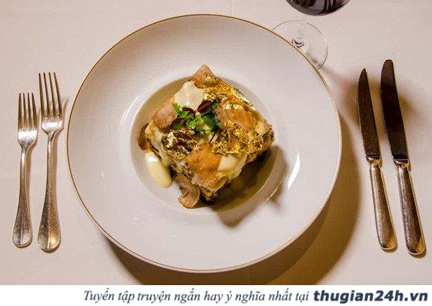 10 món ăn bình dân trở nên đắt giá bởi dát vàng 2