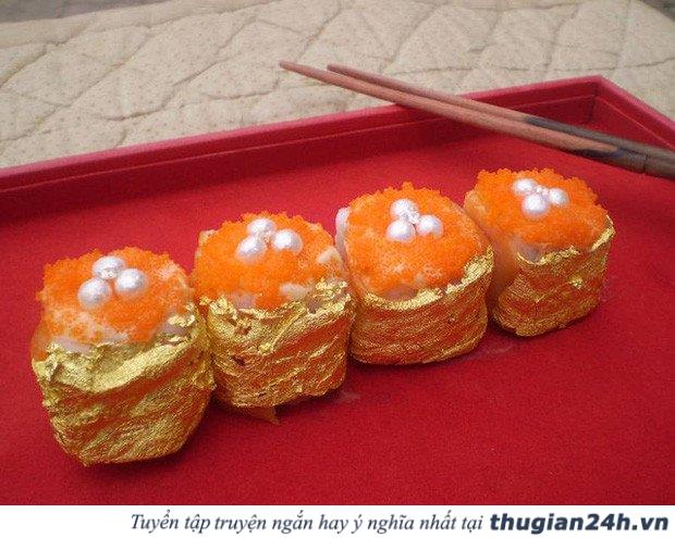 10 món ăn bình dân trở nên đắt giá bởi dát vàng 7