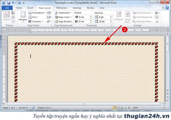 Cách làm báo tường 20- 11 trên Word chuyên nghiệp, đơn giản 1
