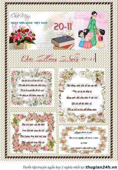 Cách làm báo tường 20- 11 trên Word chuyên nghiệp, đơn giản 10