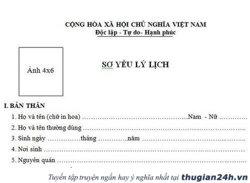 Bộ hồ sơ xin việc chuẩn cần có những giấy tờ gì? 4