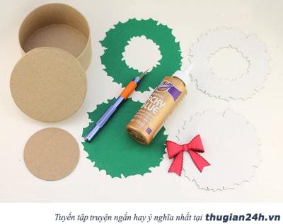 Cách làm hộp quà Giáng sinh đơn giản mà đẹp 0