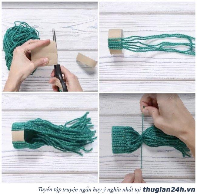 20 ý tưởng làm đồ trang trí Giáng sinh từ thìa, tất cũ hay len thừa 5